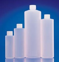 Cylinder Round Bottles, High Density Polyethylene, Narrow Mouth, Translucent, WHEATON®, DWK Life Sciences