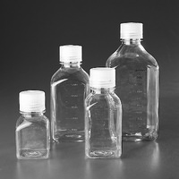 Storage Bottles, Square, Polycarbonate, with Screw Cap