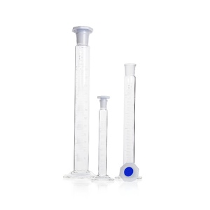 Probeta de vidrio de 30 ml con tapón de cristal (3/6/12/24 uds