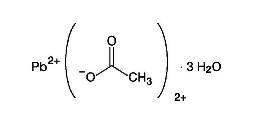 Lead(II) acetate trihydrate, EMSURE® ACS, Reag. Ph. Eur. for analysis, Supelco®