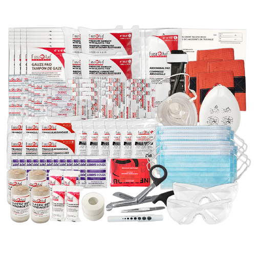 Kit, First Aid Bc Level 3 Refill, For workplaces with 51-75+ workers(low risk), 16-50+ workers(moderate risk)and 11-30+ workers(high risk).