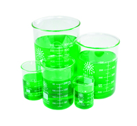 Glass Beaker Set, Borosilicate, United Scientific Supplies