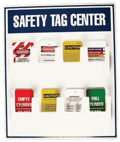 SIGN SAFETY TAG CENTER