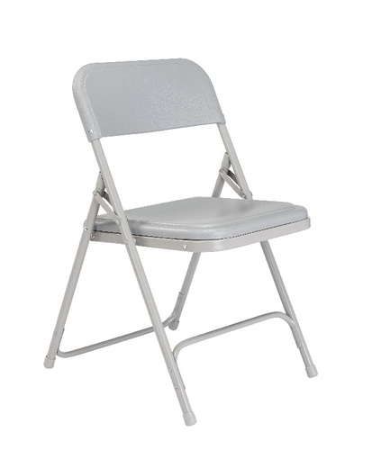 800 Series Premium Lightweight Plastic Folding Chairs, National Public Seating