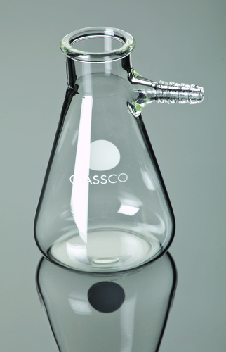 Vacuum Filtering Flask, material: Glass, for bacteriological analysis, capacity: 25 ml