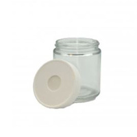 Cole-Parmer® Essentials Pre-Cleaned EPA Wide Mouth Septa Jars, Clear Glass, Antylia Scientific