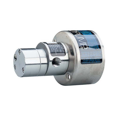 Micropump® A-Mount Cavity Style Pump Head; Bypass, SS, PTFE, PTFE; 0.64 mL/rev