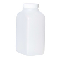 Oblong Wide Mouth Bottles, Pre-Cleaned, HDPE, Environmental Express®