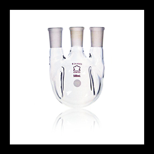 KIMBLE® Distilling Flasks, Round Bottom, 3-Neck, DWK Life Sciences