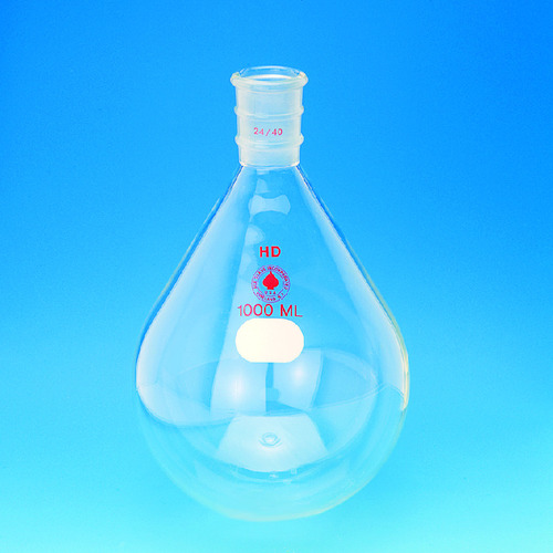 Pear-Shaped Recovery Flasks, Heavy Wall, Ace Glass Incorporated