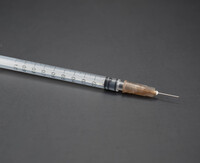 Quality Economy Brand Luer Slip Syringes with Attached Needle, Air-Tite