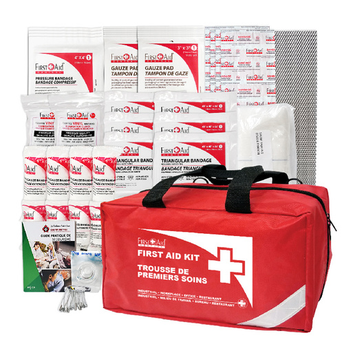 Kit, First Aid On Section 9 Nylon, For Ontario workplaces with 6 to 15 workers at any given time.