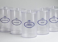 Tech-Med® Plastic Sundry Jars, DUKAL Corporation®