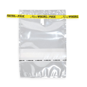 Nasco Whirl-Pak Sample Bags, Nasco B01297WA Bags With White Write-on Strip