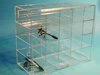 Safety Glasses Holder With 20 Compartments, S-Curve Technologies