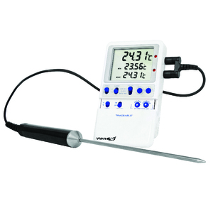 NIST Traceable® High-Accuracy Refrigerator/Freezer Thermometer (1 Probe)