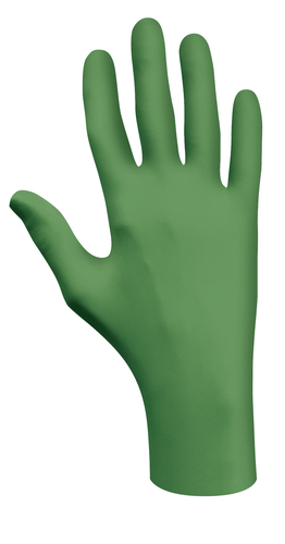 Showa 6110PF Powder-Free Nitrile Gloves, Biodegradable, Showa