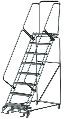 Lockstep Ladder Stainless Steel 8 Step