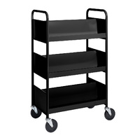 Cart with Three Double-Sided Sloping Shelves, BioFit Engineered Products