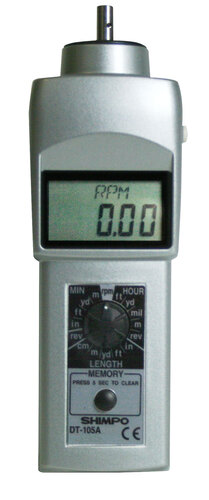 TACHOMETER HAND-HELD CONT 12IN LCD DSP