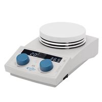 Magnetic Hot Plate Stirrer, Digital, 135 mm Plate, Timer, Complete with PT100 Probe, 115 V, Velp