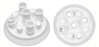 Nine-Neck Reaction Vessel Lids and Adapters, 150 mm, Chemglass