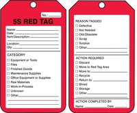 5S Red Tags, Accuform