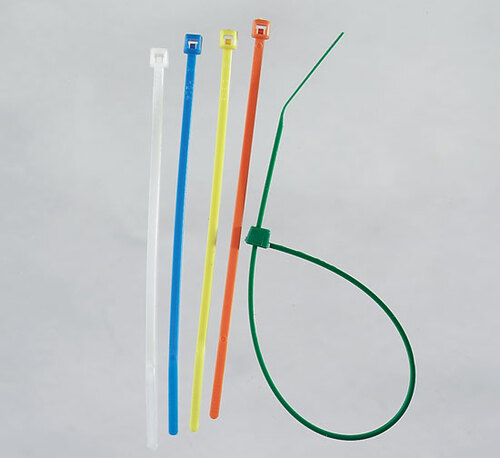 Solid Nylon Cable/Zip Tie Wht 8In BG1000