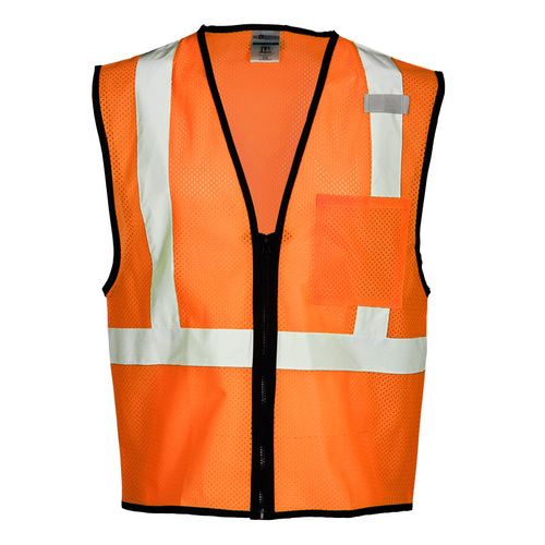 Economy Series Zipper Front Mesh Vest Large-XL