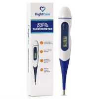 RightCare Soft Tip Digital Thermometers for Oral, Armpit, and Body Temperature