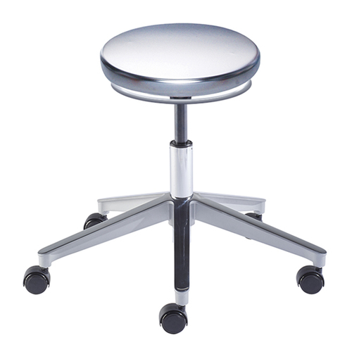 STOOL ISO 4 STEEL SEAT 14-19IN