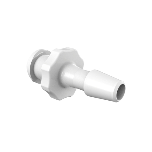 Masterflex® Female Luer Plug in Natural PVDF Cleanroom Manufactured; 10 pack