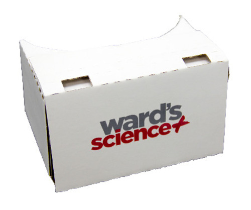 VR Headset Wards Logo White Cardboard