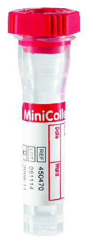 Mini Collect Blood Tube Serum 1ml pk100
