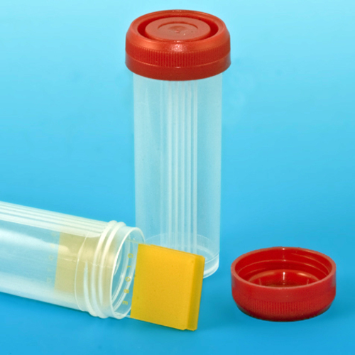 Self-Standing Plastic Slide Mailers Feature a red Screwcap for 4 Slides
