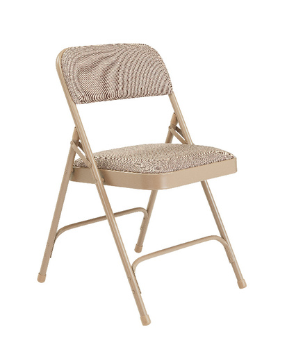 2200 Series Deluxe Fabric Upholstered Double Hinge Premium Folding Chairs, National Public Seating