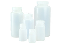 Nalgene® Laboratory Bottles, Low-Density Polyethylene, Wide Mouth, Thermo Scientific