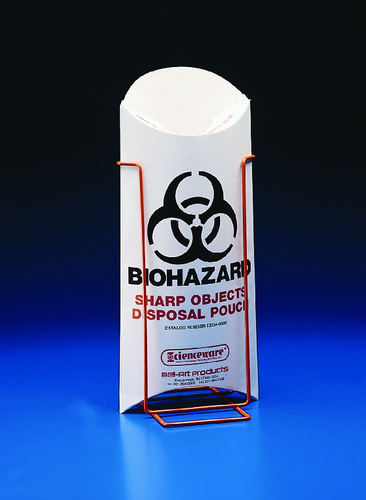 Biohazard Sharp Object Pouch