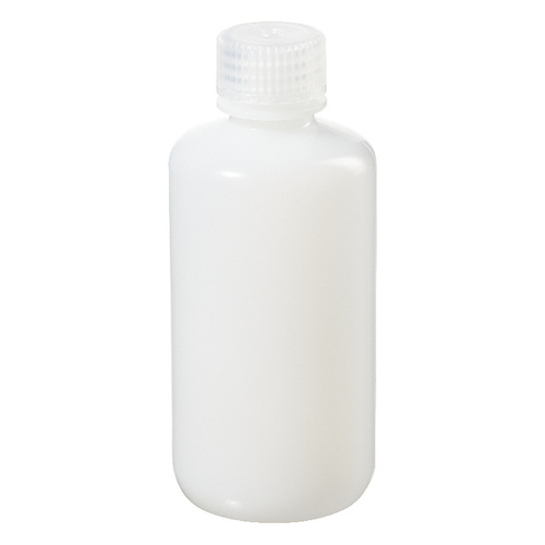 NALGENE* Boston Round Bottles, High-Density Polyethylene, Narrow Mouth