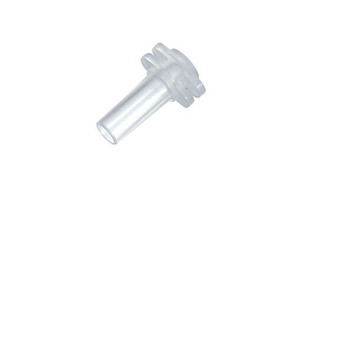Value Plastics® Fitting, Polypropylene, Straight, Male Luer to Plug Adapter; 1000/PK