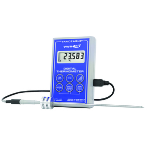VWR® Traceable® Indoor/Outdoor Digital Thermometer with Giant Dual-Display  and Calibration
