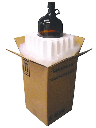 Shippers, 4 Liter Amber Jug, Convenience Pack
