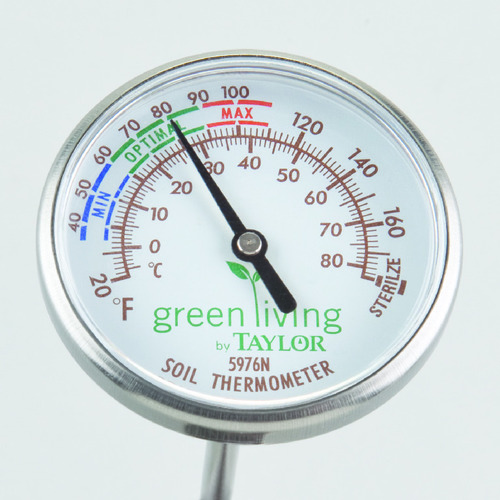 THERMOMETER-SOIL SS 0-80C; 20-180F