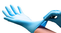 Esteem® TRU-BLU™ Nitrile Examination Gloves, Cardinal