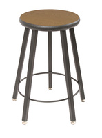 Fully Welded Stools with Lotz Armor Edge Seat, 5 - Legged, Wisconsin Bench
