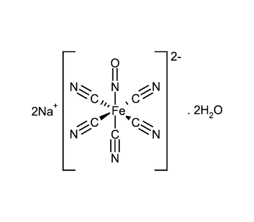 Sodium nitroprusside dihydrate ≥98% (by titrimetric analysis)