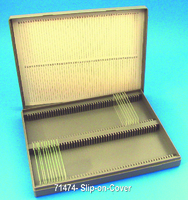 Microscope Slide Box with Slip on Cover, 100, Electron Microscopy Sciences