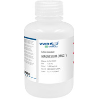 Magnesium (Mg2+) Single-Element Ion Cation Standard, 1,000 µg/ml (1,000 ppm), VWR Chemicals BDH®