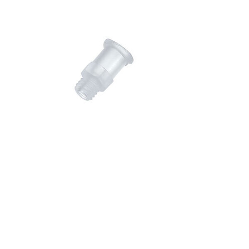 Value Plastics® Fitting, Polypropylene, Straight, Female Luer to Thread Adapter, 1/4-28 UNF; 1000/PK