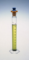 KIMAX® Single Metric Scale Graduated Cylinders, Class B, with Polyethylene Stoppers, Kimble Chase